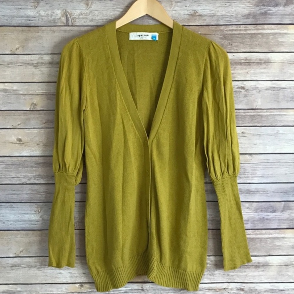 Anthropologie Sparrow Button Front Cardigan